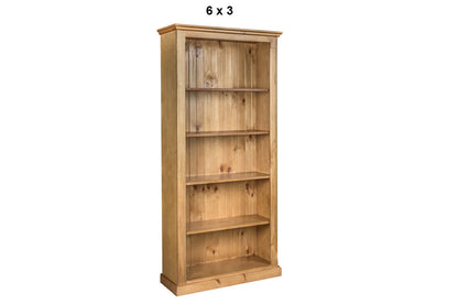 DOUBLEBAY (AUSSIE MADE) HIGHLINE BOOKCASE WITH 70mm FACINGS COLLECTION - ASSORTED COLOURS - STARTING FROM $599
