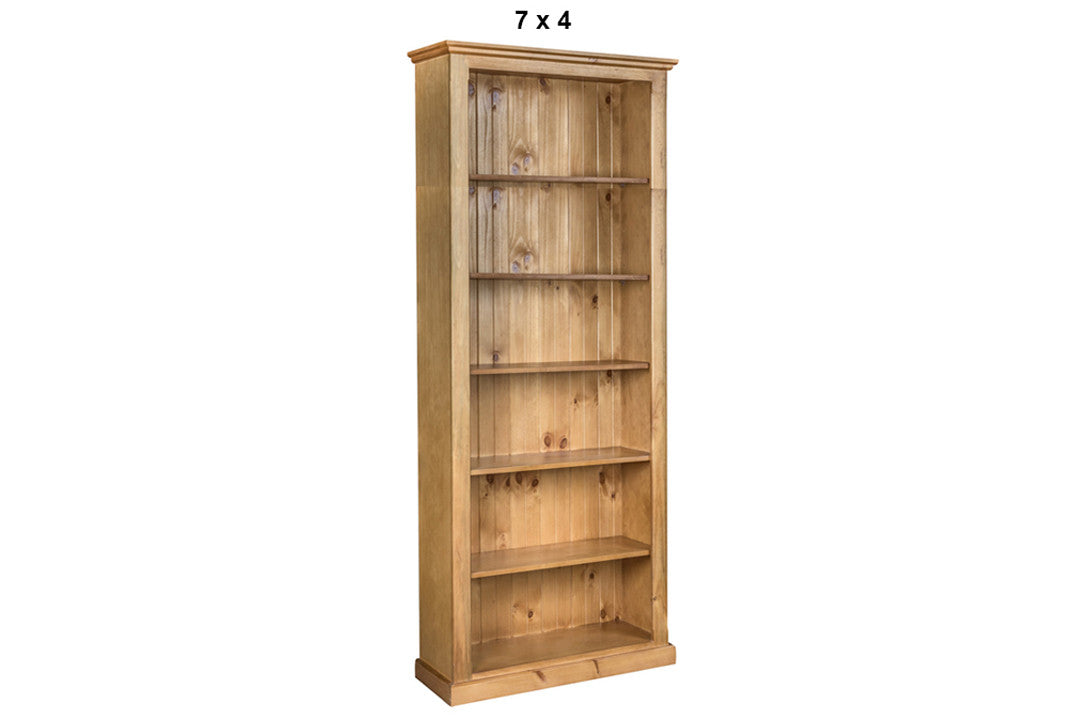 DOUBLEBAY (AUSSIE MADE) HIGHLINE BOOKCASE WITH 70mm FACINGS COLLECTION - ASSORTED COLOURS - STARTING FROM $599