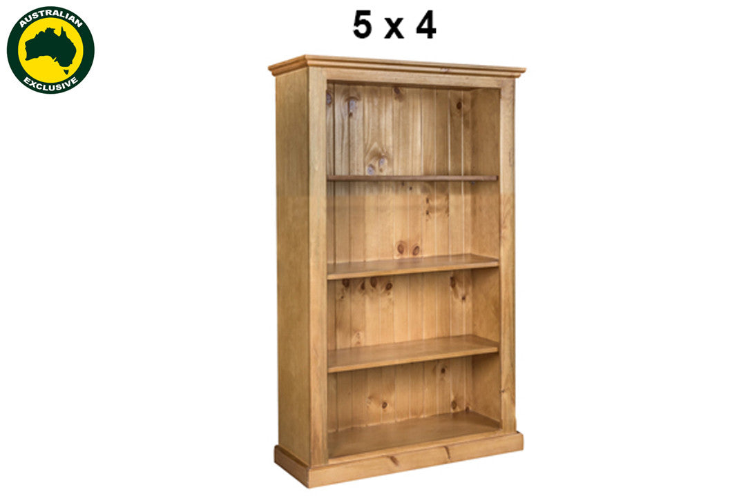DOUBLEBAY (AUSSIE MADE) LOWLINE BOOKCASE COLLECTION - ASSORTED COLOURS - STARTING FROM $399