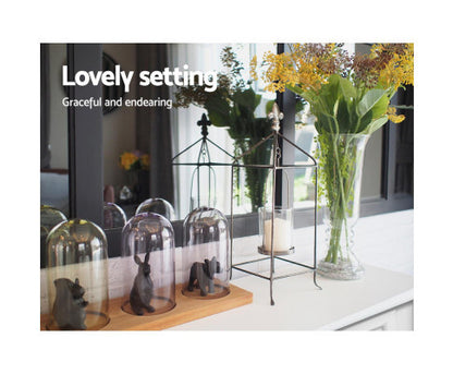 DELPHINE 3 DRAWER DRESSING TABLE - 800(H) x 910(W) - WHITE