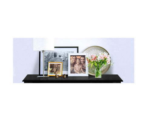 DELPHINE 3 DRAWER DRESSING TABLE - BLACK