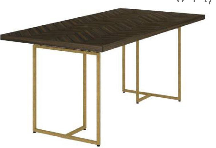 COUNTRY 7 PIECE DINING SETTING WITH 1800(L) X 900(W) TABLE (18-15-13-1)- GREY/TESKY