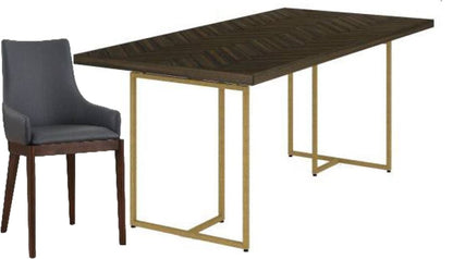 COUNTRY 7 PIECE DINING SETTING WITH 1800(L) X 900(W) TABLE (18-15-13-1)- GREY/TESKY