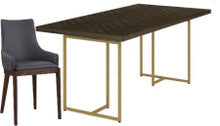 COUNTRY 7 PIECE DINING SETTING WITH 1800(L) X 900(W) TABLE (18-15-13-1)- GREY/TESKY