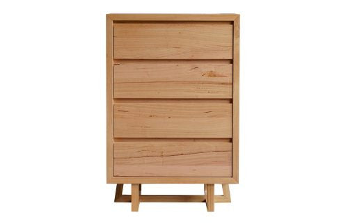 DANTE 4 DRAWERS TALLBOY - MESSMATE