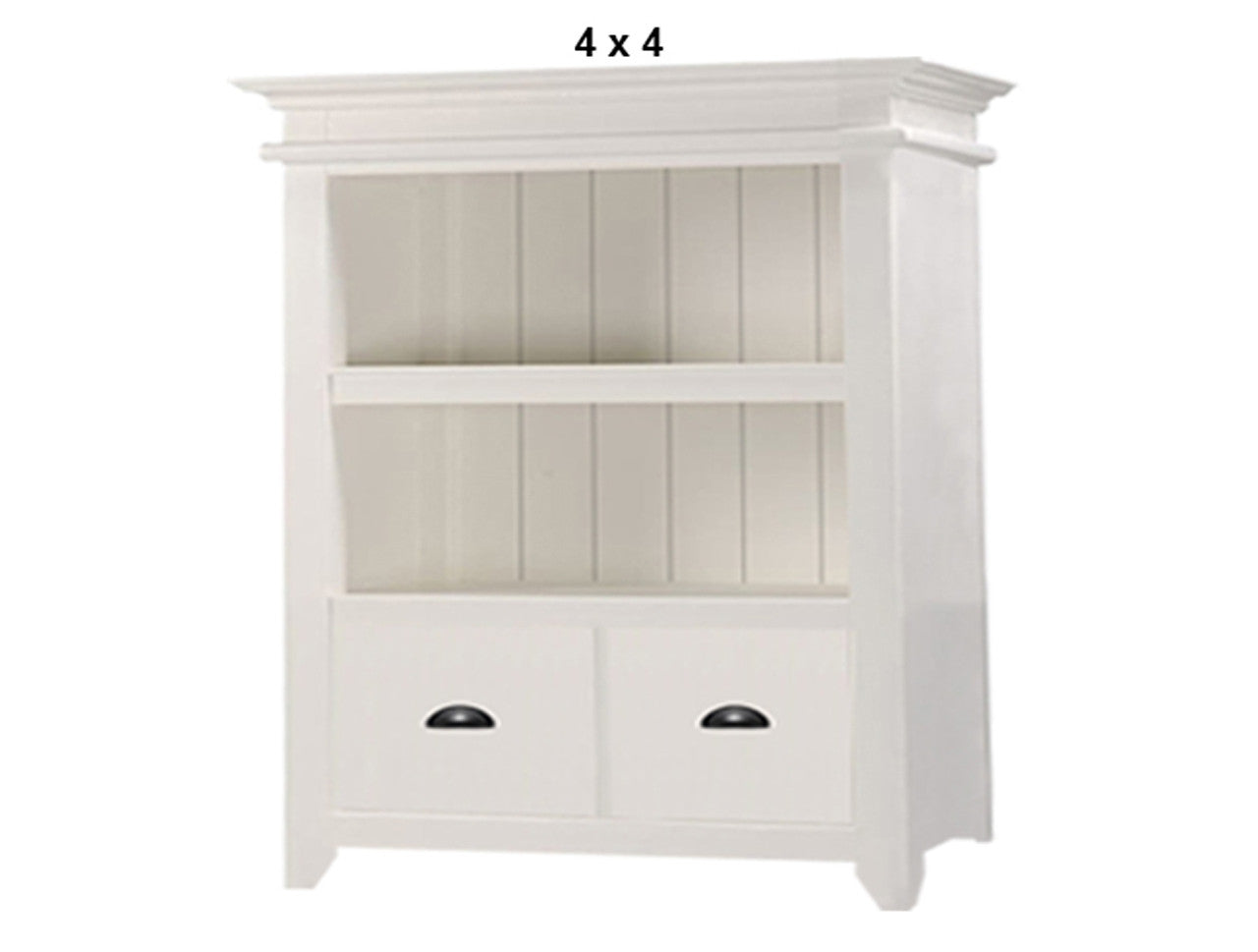DARIA (AUSSIE MADE) LOWLINE BOOKCASE WITH 2 DRAWERS COLLECTION - ASSORTED PAINTED COLOURS - STARTING FROM $1049