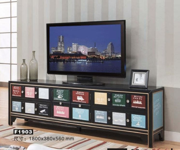 GILBERT  DECORATIVE  (TV) ENTERTAINMENT UNIT  (MODEL:F1905) - 560(H) X 1800(W) - AS PICTURED