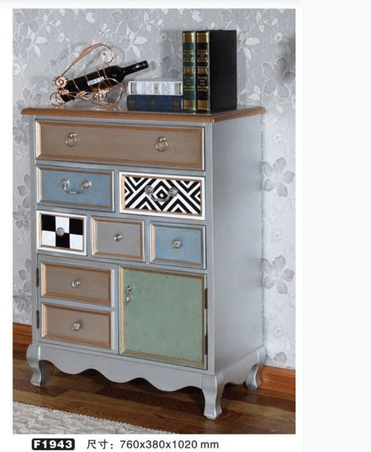 Moreno Decorative Tallboy (MODEL:F1943) - 1020(H) X 760(W) - As Pictured
