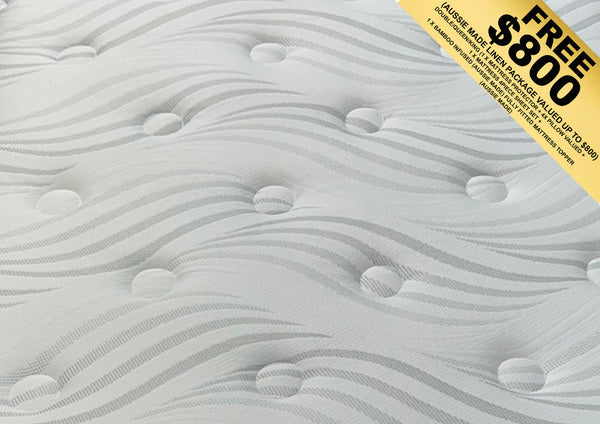 TRANQUILDREAMS QUEEN DEEPSLEEP TIGHT TOP POCKET SPRING MATTRESS - FIRM
