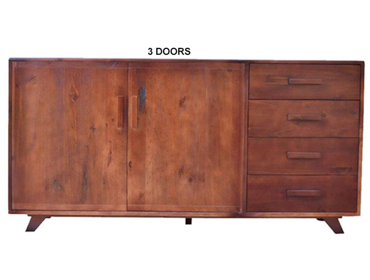 DENVER (AUSSIE MADE) BUFFET WITH SCANDI LEGS COLLECTION - ASSORTED STAINED COLOURS - STARTING FROM $899