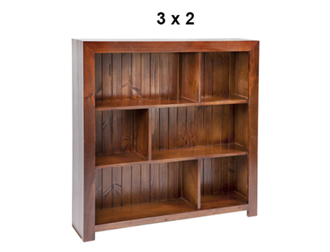 DERBY (AUSSIE MADE) LOWLINE BOOKCASE COLLECTION - ASSORTED STAINED COLOURS - STARTING FROM $399