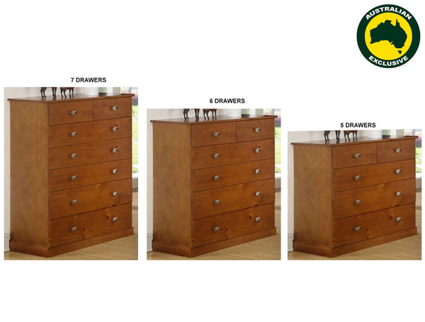 DESTIN (AUSSIE MADE) TALLBOY COLLECTION - ASSORTED STAINED COLOURS - STARTING FROM $799