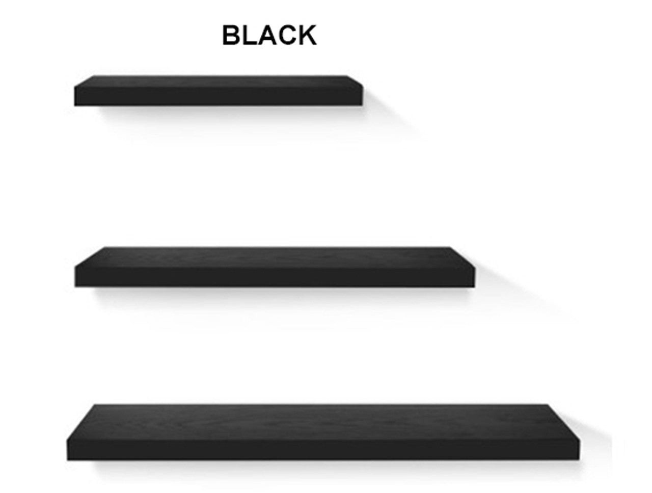 DOMINIQUE 3 PIECE FLOATING  WALL SHELVES - ASSORTED COLOURS