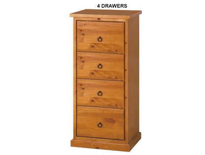 DONKLES (AUSSIE MADE) FILING CABINET WITH FLUSH DRAWER COLLECTION - ASSORTED STAINED COLOURS - STARTING FROM $499