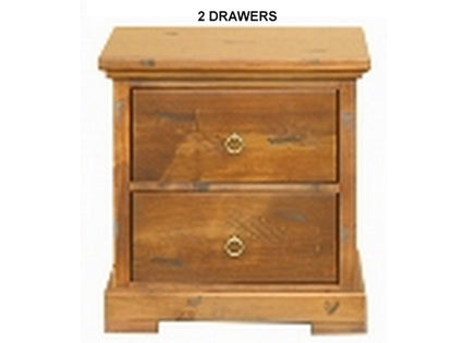 DONSILIA (AUSSIE MADE) BEDSIDE TABLE COLLECTION - ASSORTED STAINED COLOURS - STARTING FROM $399