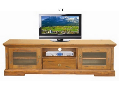 DONSILIA (AUSSIE MADE) LOWLINE TV ENTERTAINMENT UNIT WITH 2 DOOR & 1 DRAWER COLLECTION - ASSORTED STAINED COLOURS - STARTING FROM $799