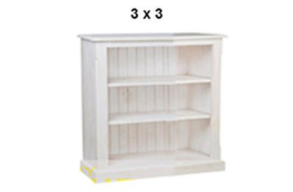 DRAGON (AUSSIE MADE) LOWLINE WITH 70mm FACINGS BOOKCASE COLLECTION - ASSORTED PAINTED COLOURS - STARTING FROM $599