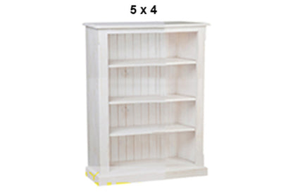 DRAGON (AUSSIE MADE) LOWLINE WITH 70mm FACINGS BOOKCASE COLLECTION - ASSORTED PAINTED COLOURS - STARTING FROM $599