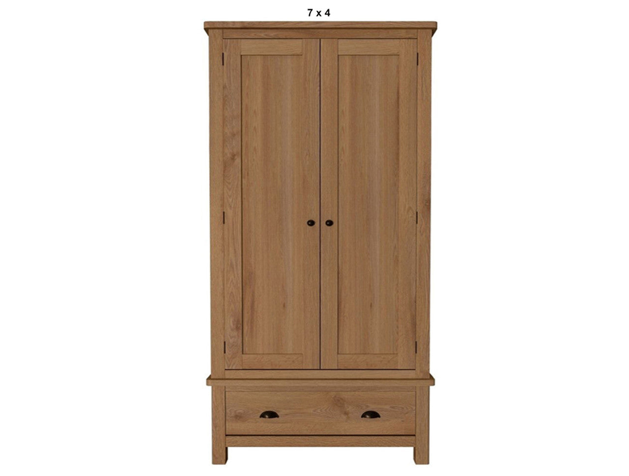 EMINENCE (AUSSIE MADE) 2 DOOR 1 DRAWERS OAK WARDROBE COLLECTION - TASSIE OAK COMBINATION - ASSORTED STAINED COLOURS - STARTING FROM $1799