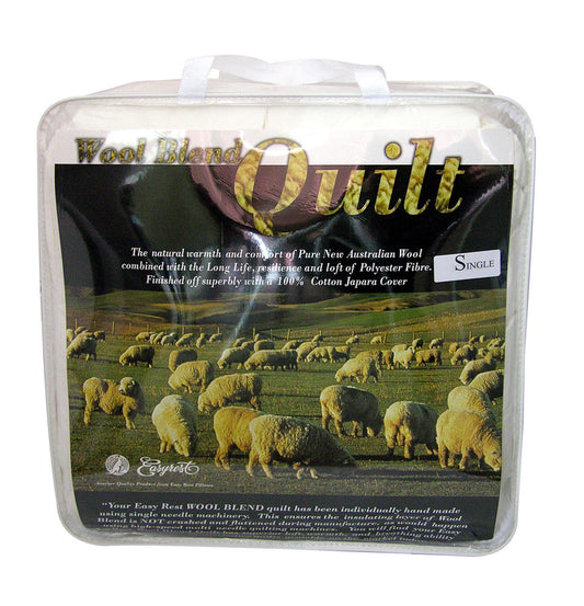 Single Easyrest Australian Wool Blend Quilt