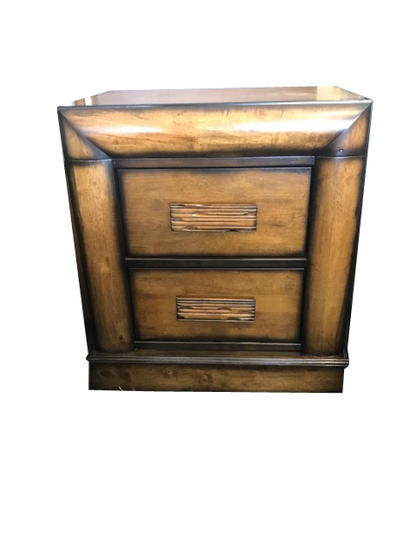DAVINA  3 DRAWER BEDSIDE TABLE   - (MODEL:2.18.15.15.11.12.25.14) - COLOUR AS PICTURED