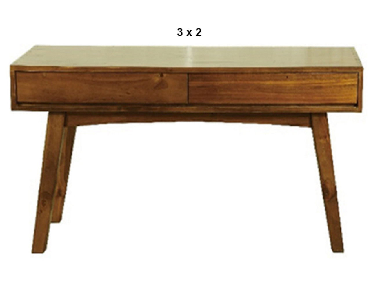 EUREKA (AUSSIE MADE) 2 DRAWER DESK COLLECTION - ASSORTED STAINED COLOURS - STARTING FROM $699