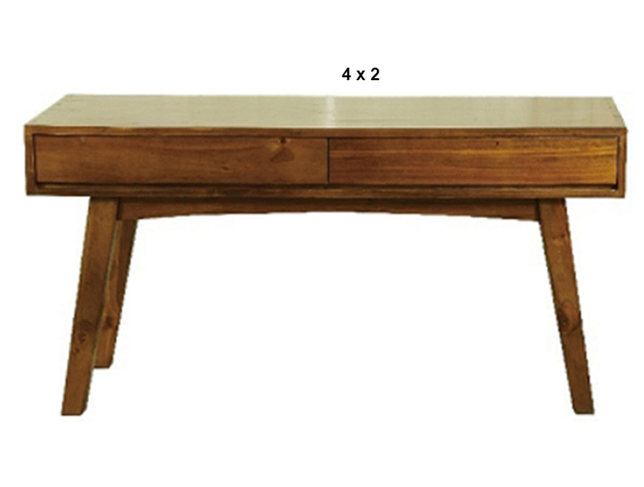 EUREKA (AUSSIE MADE) 2 DRAWER DESK COLLECTION - ASSORTED STAINED COLOURS - STARTING FROM $699