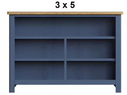 EDEN (AUSSIE MADE) LOWLINE BOOKCASE COLLECTION - ASSORTED PAINTED COLOURS - STARTING FROM $599
