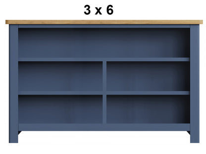 EDEN (AUSSIE MADE) LOWLINE BOOKCASE COLLECTION - ASSORTED PAINTED COLOURS - STARTING FROM $599