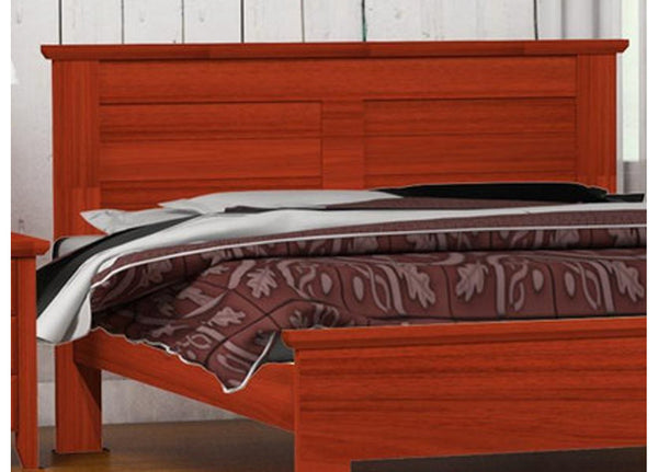 KING SINGLE MANILLA (AUSSIE MADE) BED HEAD ONLY - ASSORTED STAINED COLOURS