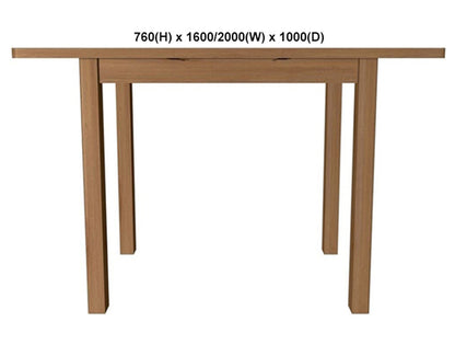EMINENCE (AUSSIE MADE) EXTENSION OAK DINING TABLE COLLECTION - ASSORTED STAINED COLOURS - STARTING FROM $1799