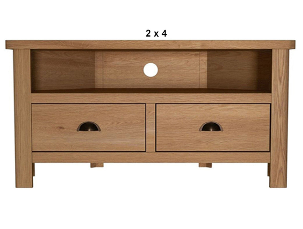 EMINENCE (AUSSIE MADE) OAK CORNER TV ENTERTAINMENT UNIT COLLECTION - TASSIE OAK COMBINATION - ASSORTED STAINED COLOURS - STARTING FROM $899