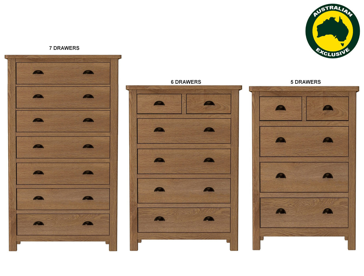 EMINENCE (AUSSIE MADE) TALLBOY COLLECTION - ASSORTED STAINED COLOURS