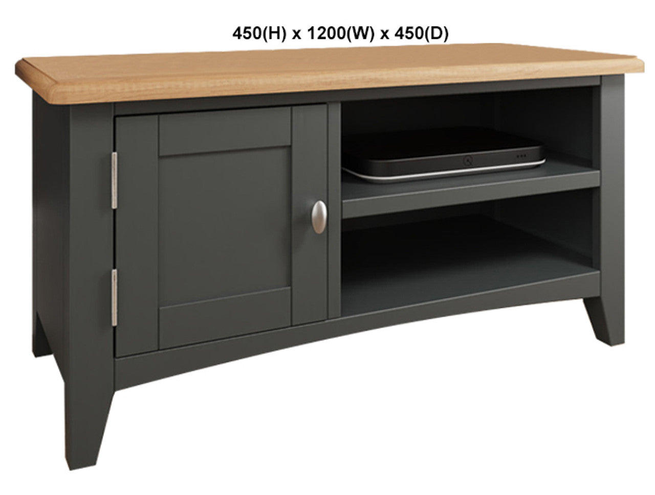 EMMETT (AUSSIE MADE) 1 DOOR TV UNIT COLLECTION - TASSIE OAK COMBINATION - ASSORTED PAINTED / STAINED COLOURS - STARTING FROM $899