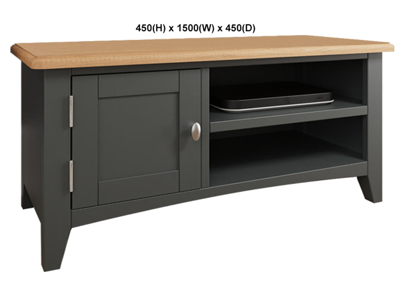 EMMETT (AUSSIE MADE) 1 DOOR TV UNIT COLLECTION - TASSIE OAK COMBINATION - ASSORTED PAINTED / STAINED COLOURS - STARTING FROM $899