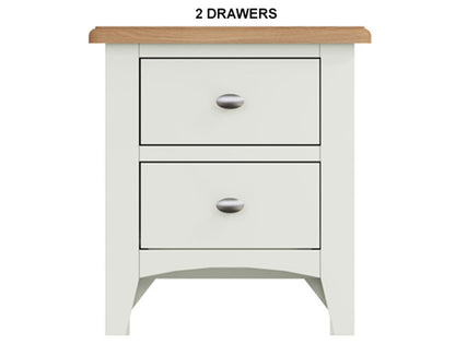 EMMETT (AUSSIE MADE) BEDSIDE TABLE WITH MANILLA LEG COLLECTION - ASSORTED STAINED / PAINTED COLOURS - STARTING FROM $399