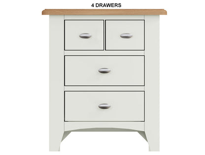 EMMETT (AUSSIE MADE) BEDSIDE TABLE WITH MANILLA LEG COLLECTION - ASSORTED STAINED / PAINTED COLOURS - STARTING FROM $399