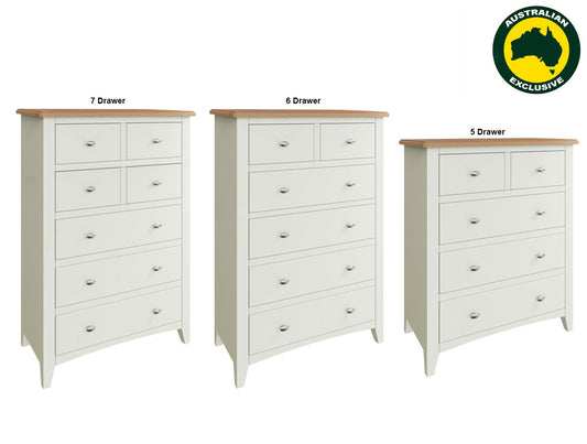 Emmett (AUSSIE MADE) Tallboy Collection - Assorted Stained / Painted Colours