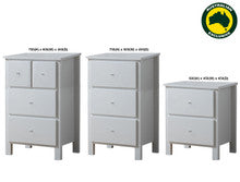 EMPRESS (AUSSIE MADE) BEDSIDE TABLE COLLECTION - ASSORTED PAINTED COLOURS - STARTING FROM $399
