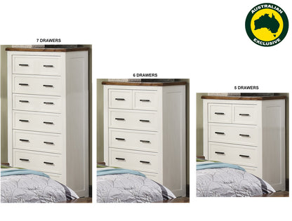 EPCOT (AUSSIE MADE) TALLBOY COLLECTION - ASSORTED PAINTED / STAINED COLOURS