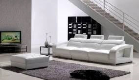 HANNAH (F2034B) LEATHER/ETTE COMBINATION LOUNGE SUITE- ASSORTED COLOURS