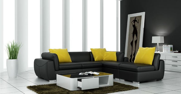 BELSTAN  (F3014)  CORNER LOUNGE SUITE EXCLUDING  COFFEE TABLE - CHOICE OF LEATHER AND ASSORTED COLOURS AVAILABLE