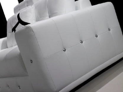 CRESSA (F6011) 1 SEATER + 2 SEATER + 3 SEATER LEATHER/ETTE COMBINATION LOUNGE SUITE - ASSORTED COLOURS