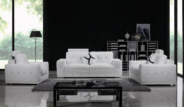 Cressa (F6011) 1 Seater + 2 Seater + 3 Seater Leather/ette Combination Lounge Suite - Assorted Colours