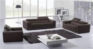 HERMIONE (F6014) 1 SEATER + 2 SEATER + 3 SEATER LEATHER/ETTE COMBINATION LOUNGE SUITE - ASSORTED COLOURS
