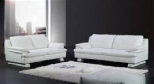 FILIA (F6023) 1 SEATER + 2 SEATER + 3 SEATER LEATHER/ETTE COMBINATION LOUNGE SUITE - ASSORTED COLOURS