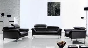 ODETTE (F6039) 1 SEATER + 2 SEATER + 3 SEATER LEATHER/ETTE COMBINATION LOUNGE SUITE - ASSORTED COLOURS