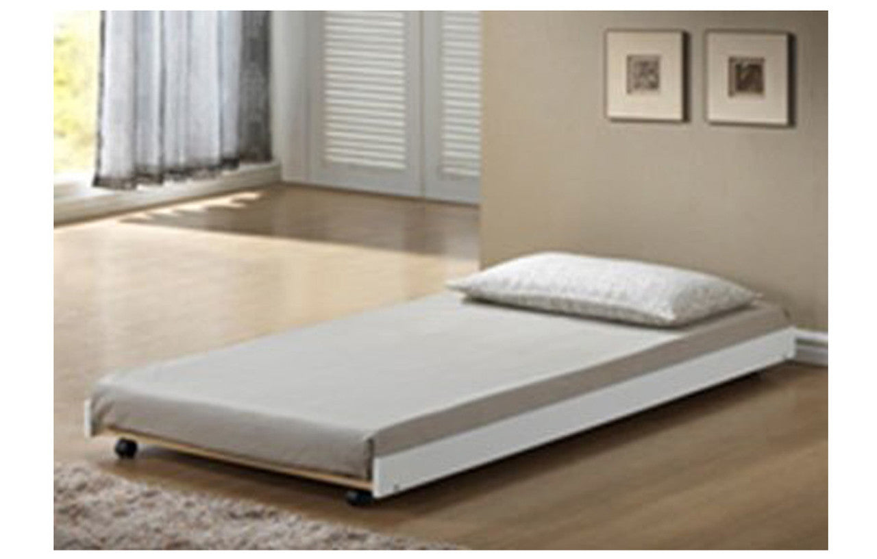 Single Fantastic Trundle Bed Only (WS-328) - White