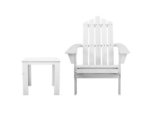 HADLEY OUTDOOR 5 PIECE LOUNGE SETTING - WHITE
