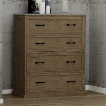 Palmer 4 Drawer Tallboy - As Pictured